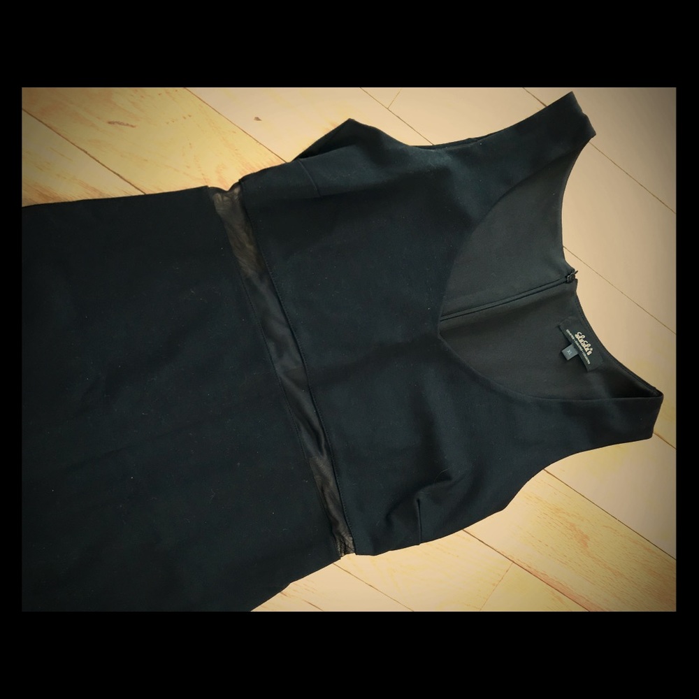 Black midi dress
